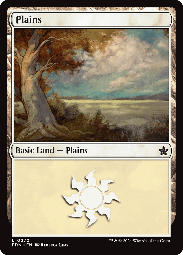 Plains (0272) [Foundations] | Card Citadel