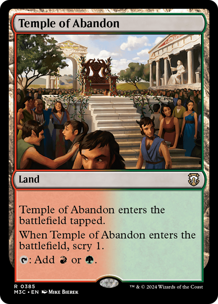 Temple of Abandon [Modern Horizons 3 Commander] | Card Citadel