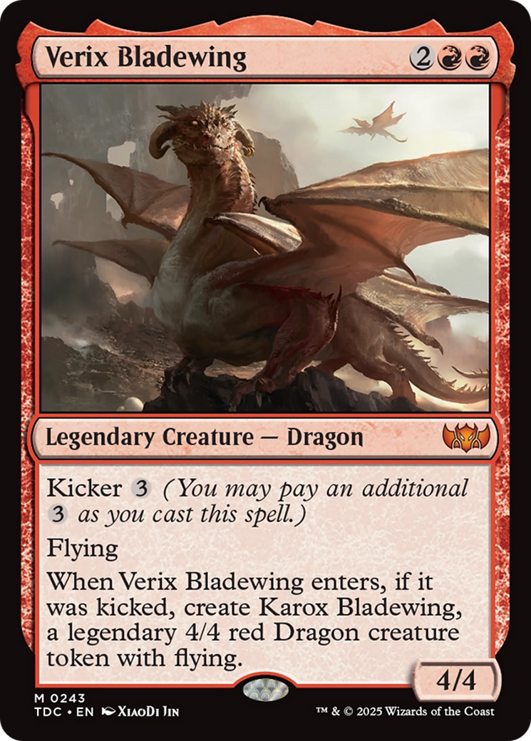Verix Bladewing [Tarkir: Dragonstorm Commander] | Card Citadel