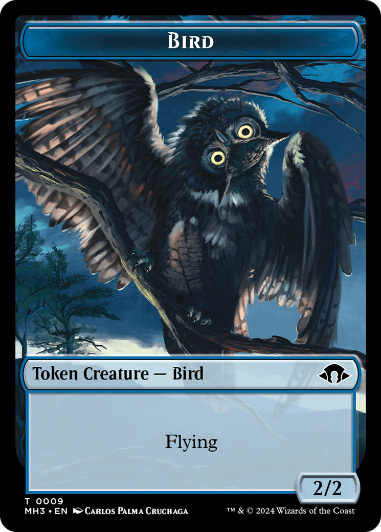 Eldrazi Spawn // Bird Double-Sided Token [Modern Horizons 3 Tokens] | Card Citadel