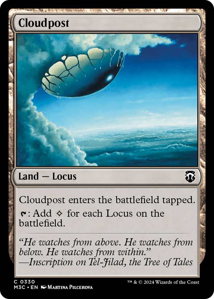 Cloudpost (Ripple Foil) [Modern Horizons 3 Commander] | Card Citadel