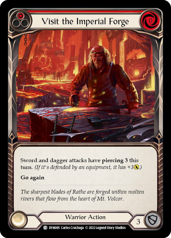 Visit the Imperial Forge (Red) [DYN085] (Dynasty) | Card Citadel