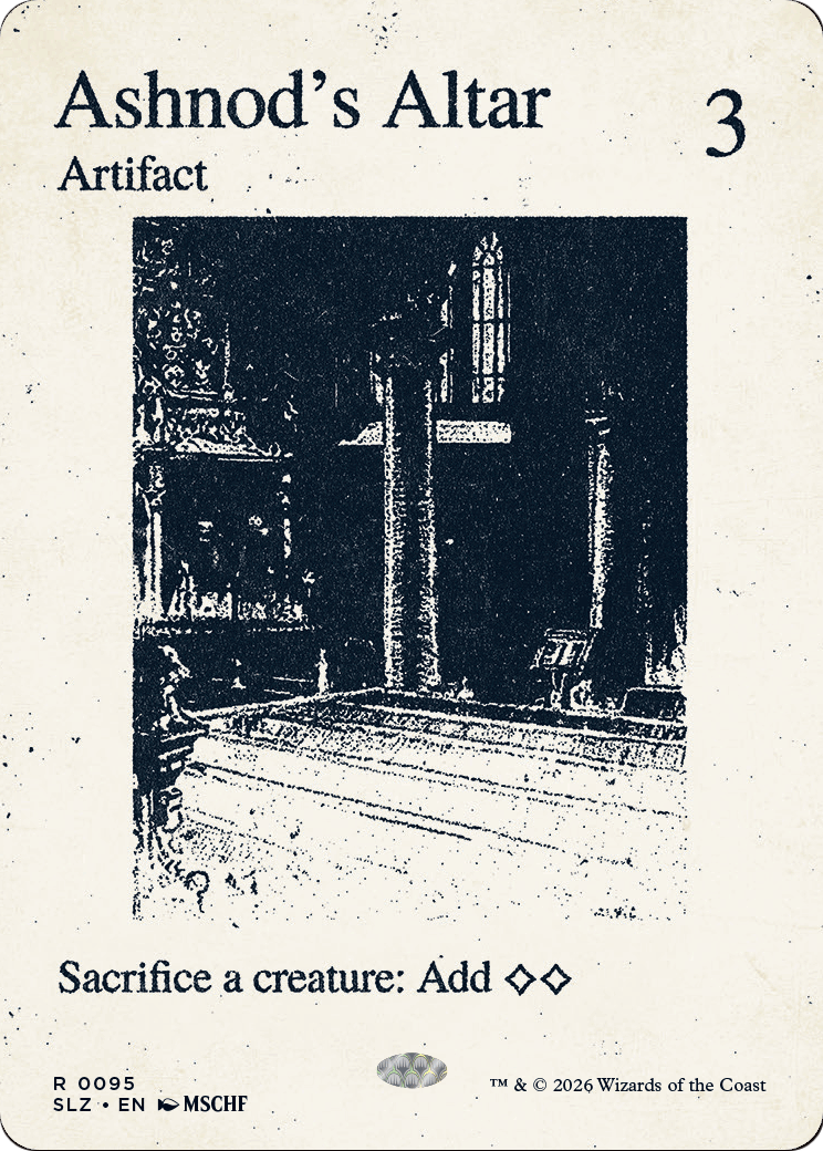 Ashnod's Altar (0095) [Secret Lair x MSCHF: The Zeta Set] | Card Citadel
