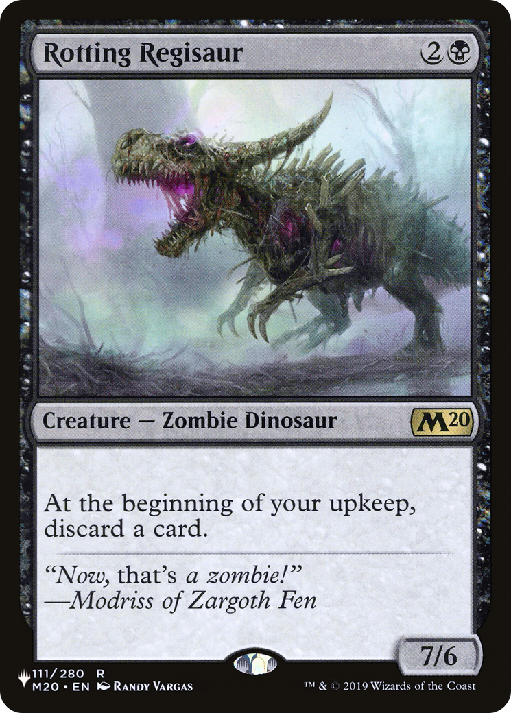 Rotting Regisaur [The List] | Card Citadel