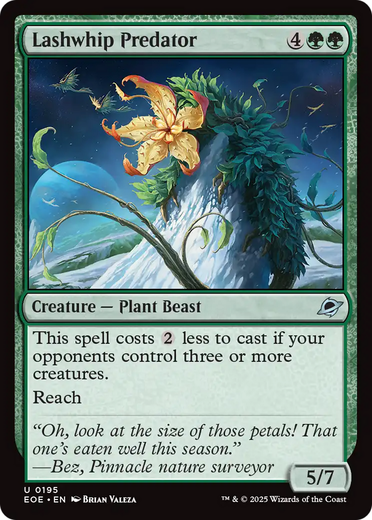Lashwhip Predator [Edge of Eternities] | Card Citadel