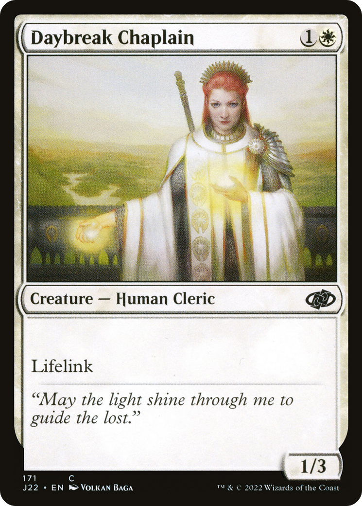 Daybreak Chaplain [Jumpstart 2022] | Card Citadel