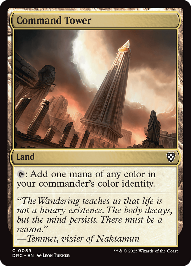 Command Tower [Aetherdrift Commander] | Card Citadel