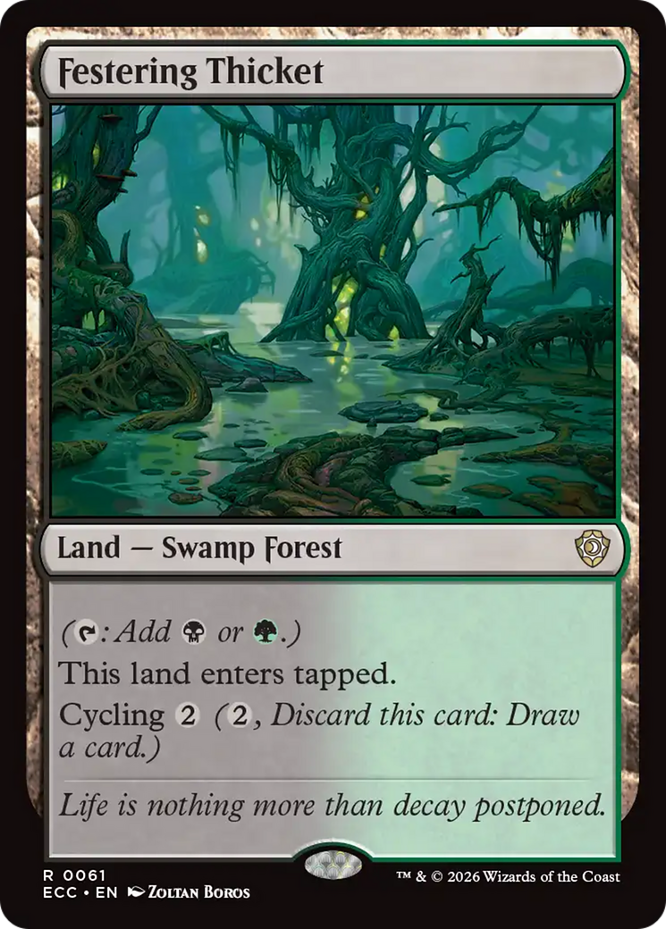 Festering Thicket [Lorwyn Eclipsed Commander] | Card Citadel