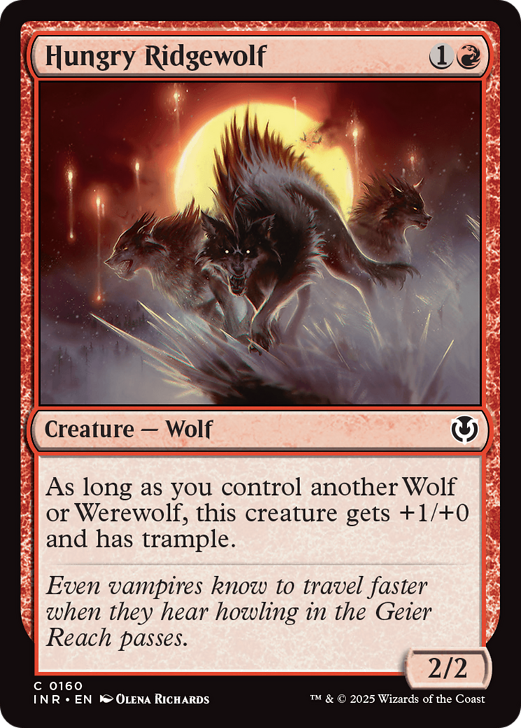 Hungry Ridgewolf [Innistrad Remastered] | Card Citadel