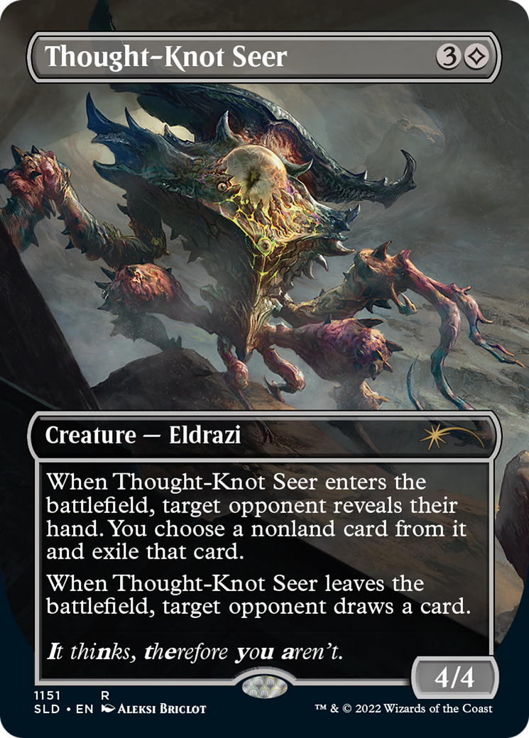 Thought-Knot Seer (1151) (Borderless) [Secret Lair Drop Series] | Card Citadel