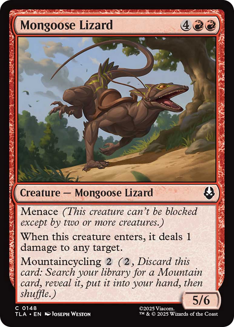 Mongoose Lizard [Avatar: The Last Airbender] | Card Citadel