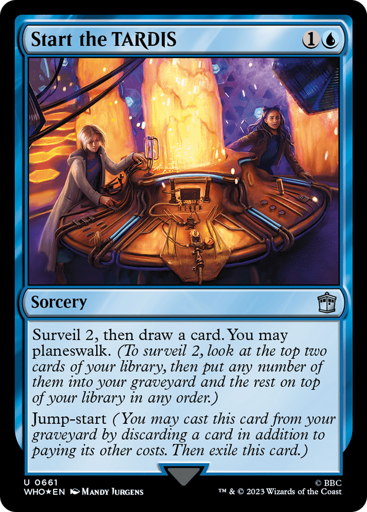 Start the TARDIS (Surge Foil) [Doctor Who] | Card Citadel