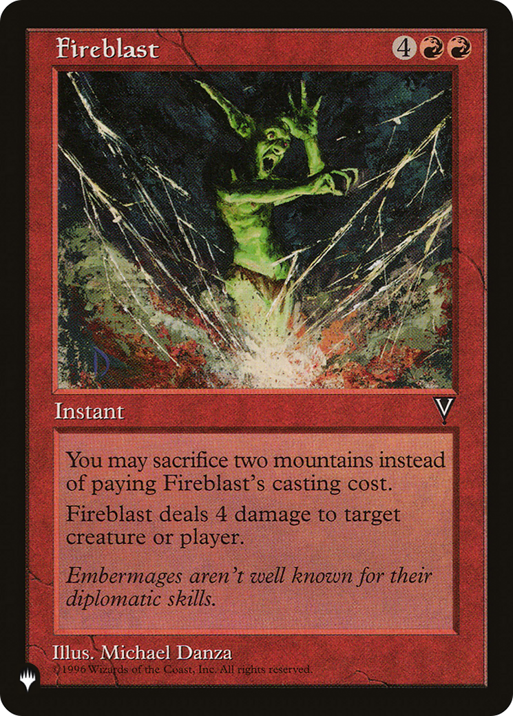 Fireblast [The List Reprints] | Card Citadel