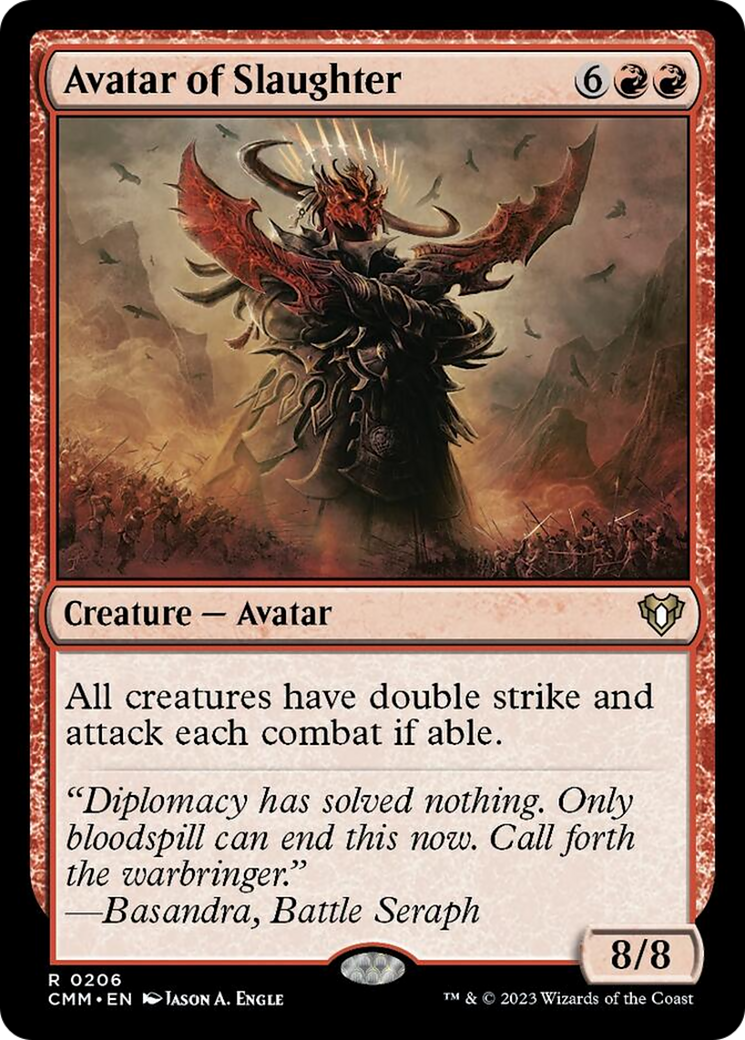 Avatar of Slaughter [Commander Masters] | Card Citadel