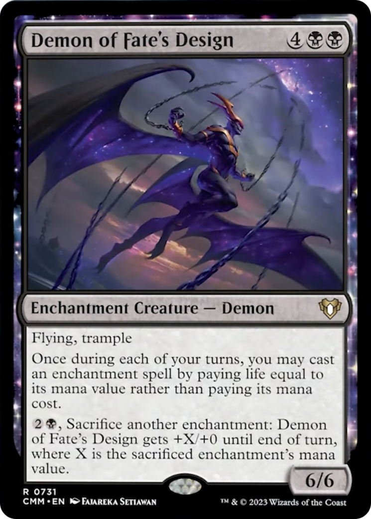 Demon of Fate's Design [Commander Masters] | Card Citadel