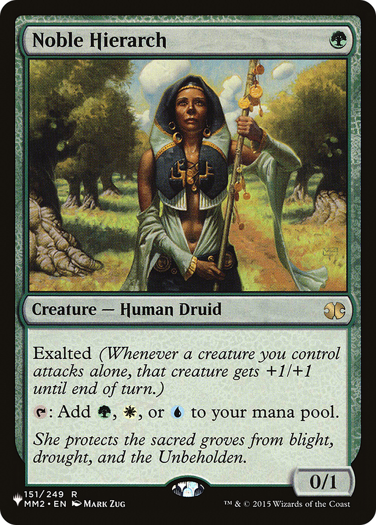 Noble Hierarch [The List Reprints] | Card Citadel