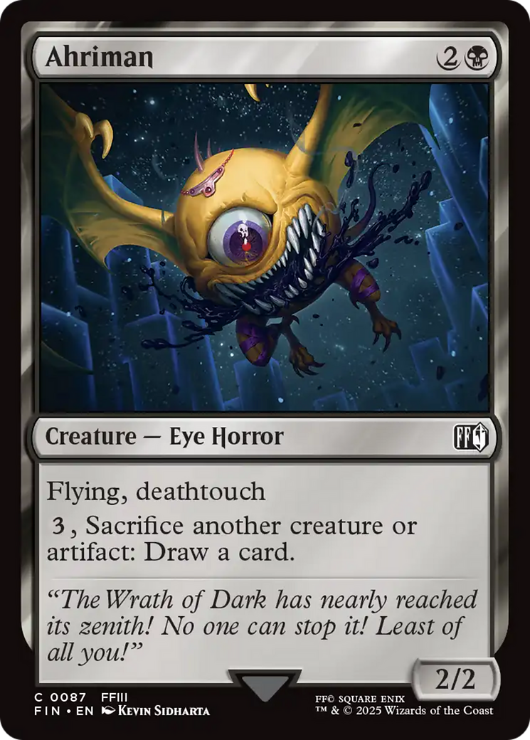 Ahriman [FINAL FANTASY] | Card Citadel