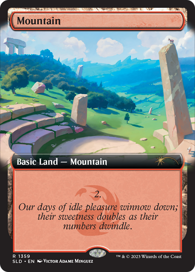 Mountain (1359) [Secret Lair Drop Series] | Card Citadel