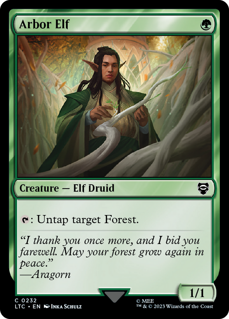 Arbor Elf [The Lord of the Rings: Tales of Middle-Earth Commander] | Card Citadel