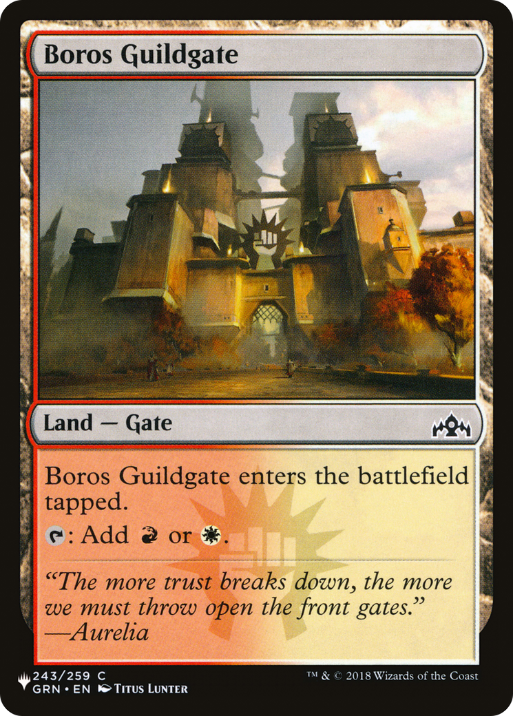 Boros Guildgate [The List] | Card Citadel