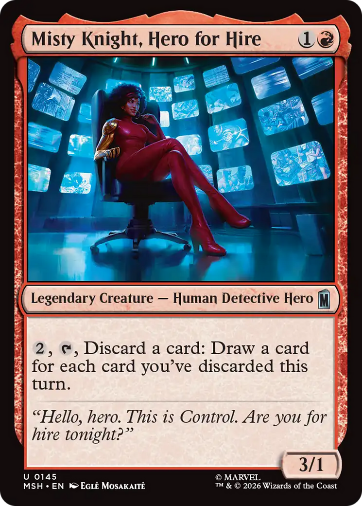 Misty Knight, Hero for Hire [Marvel Super Heroes] | Card Citadel
