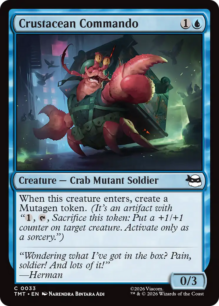 Crustacean Commando [Teenage Mutant Ninja Turtles] | Card Citadel
