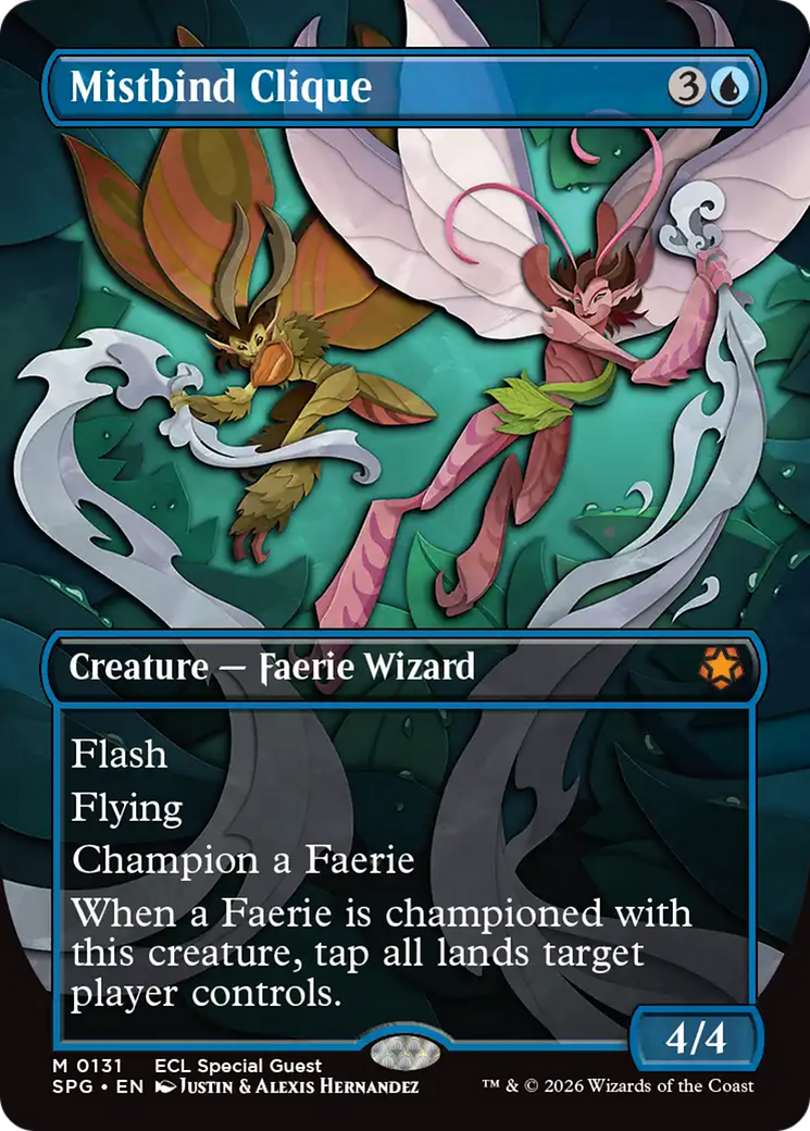 Mistbind Clique (Borderless) [Lorwyn Eclipsed Special Guests] | Card Citadel