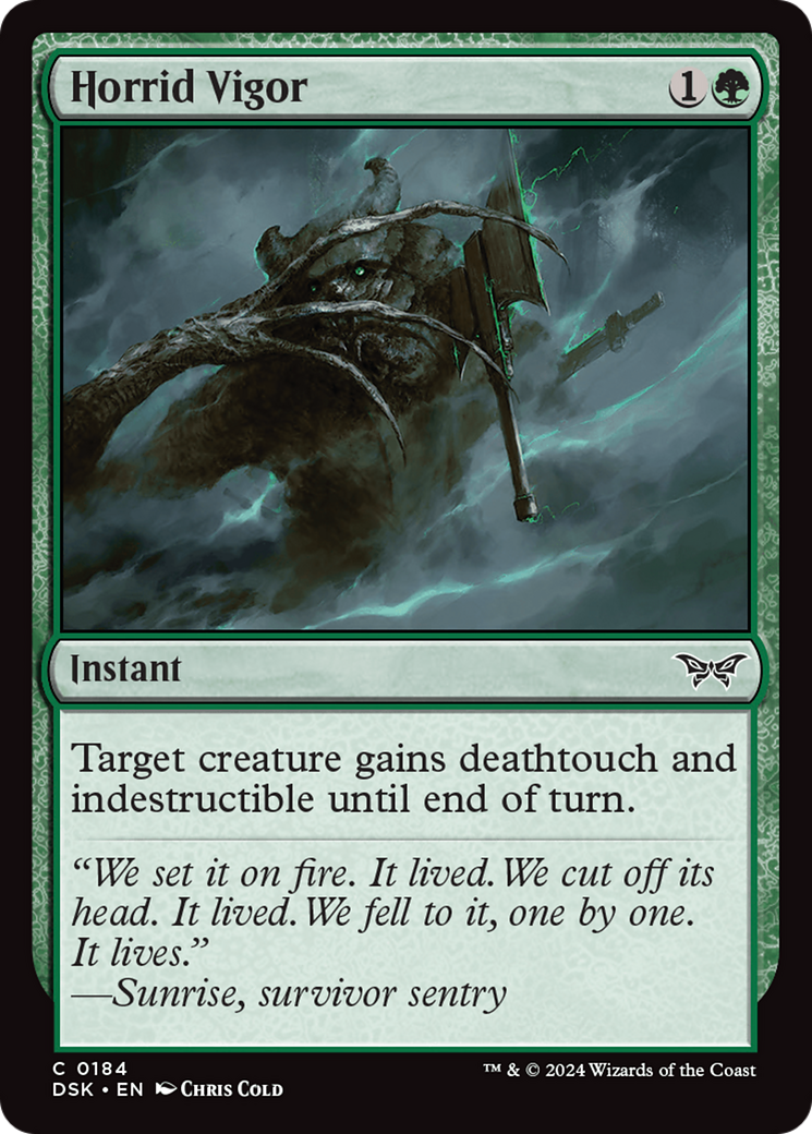 Horrid Vigor [Duskmourn: House of Horror] | Card Citadel
