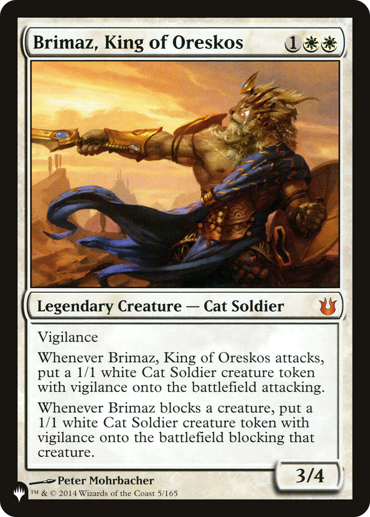 Brimaz, King of Oreskos [The List] | Card Citadel