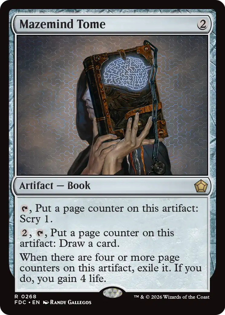 Mazemind Tome [Foundations Commander] | Card Citadel