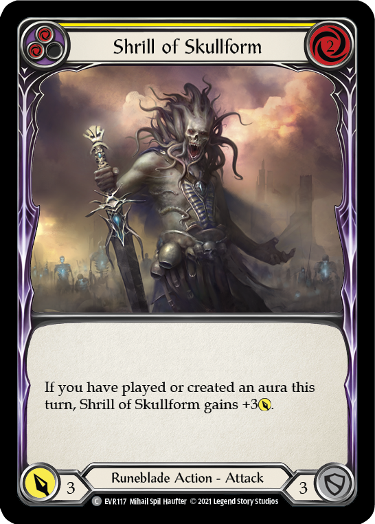 Shrill of Skullform (Yellow) [EVR117] (Everfest)  1st Edition Normal | Card Citadel