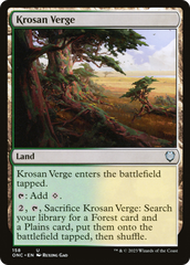 Krosan Verge [Phyrexia: All Will Be One Commander] | Card Citadel