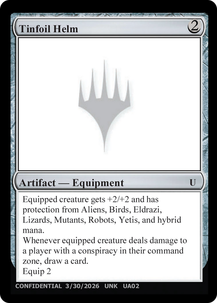 Tinfoil Helm [Unknown Event] | Card Citadel