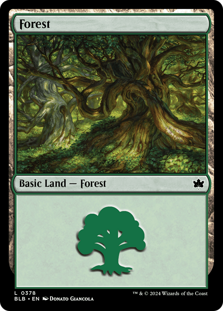 Forest (0378) [Bloomburrow] | Card Citadel