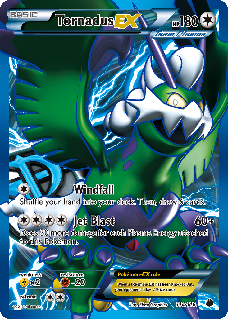 Tornadus EX (114/116) [Black & White: Plasma Freeze] | Card Citadel