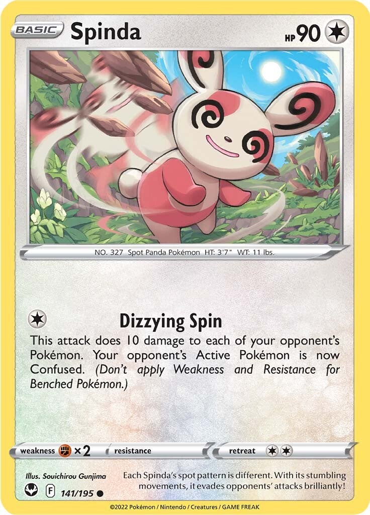 Spinda (141/195) [Sword & Shield: Silver Tempest] | Card Citadel