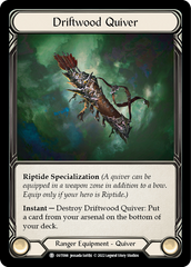 Driftwood Quiver [OUT098] (Outsiders) | Card Citadel