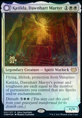 Katilda, Dawnhart Martyr // Katilda's Rising Dawn [Innistrad: Crimson Vow Prerelease Promos] | Card Citadel