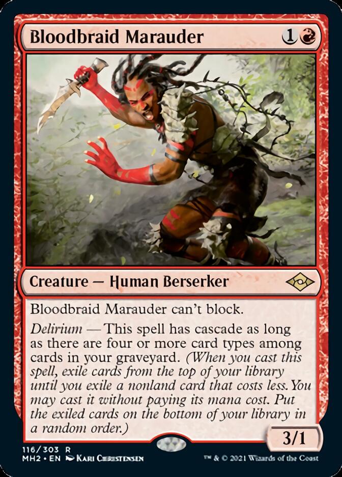 Bloodbraid Marauder [Modern Horizons 2] | Card Citadel