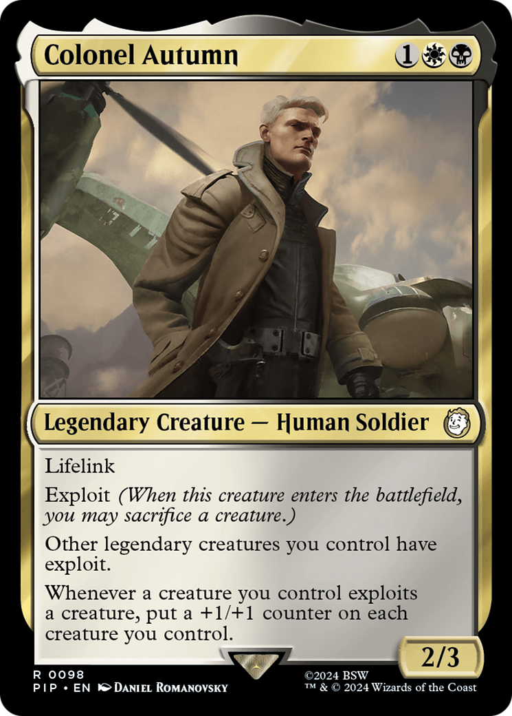 Colonel Autumn [Fallout] | Card Citadel