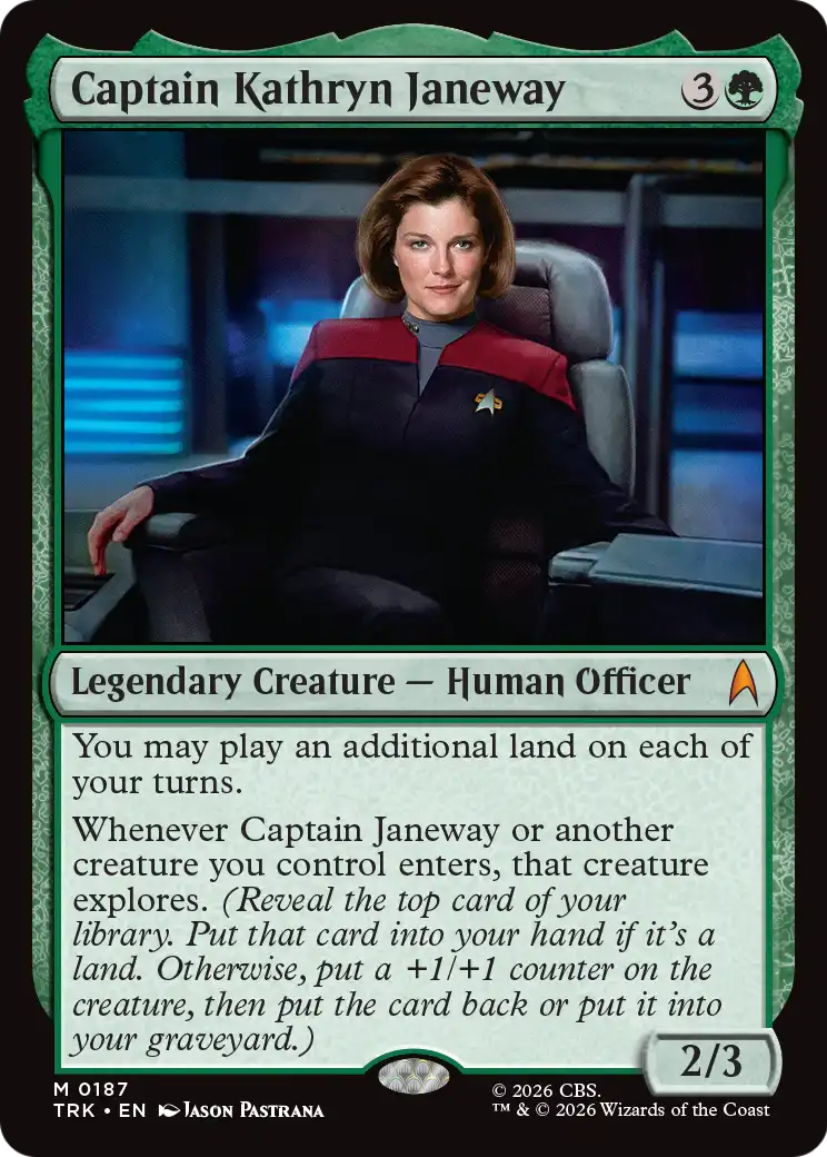 Captain Kathryn Janeway [Star Trek] | Card Citadel