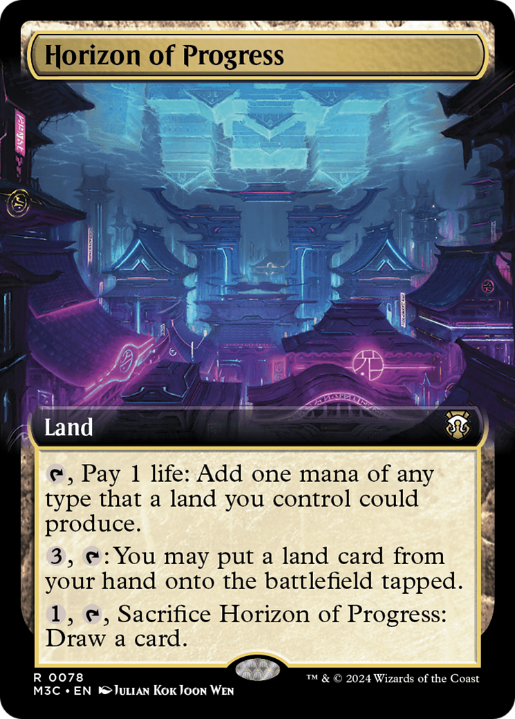 Horizon of Progress (Extended Art) [Modern Horizons 3 Commander] | Card Citadel