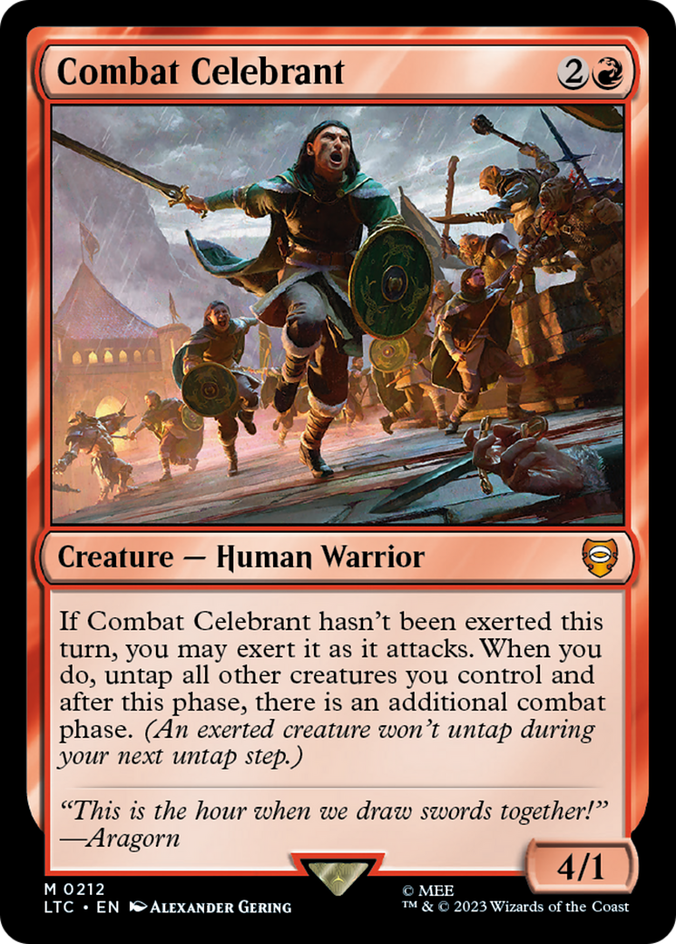 Combat Celebrant [The Lord of the Rings: Tales of Middle-Earth Commander] | Card Citadel