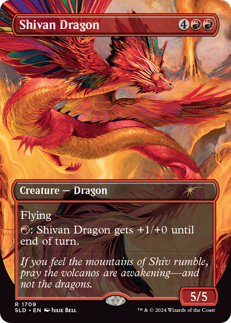 Shivan Dragon (Rainbow Foil) [Secret Lair Drop Series] | Card Citadel