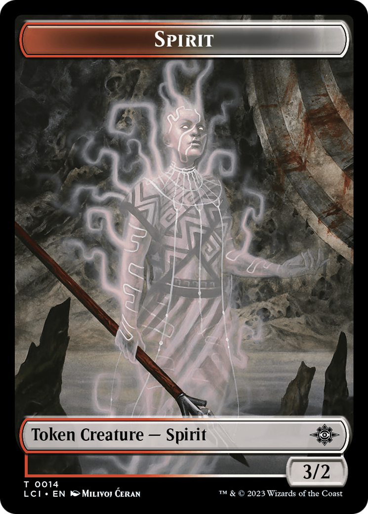 Copy // Spirit Double-Sided Token [The Lost Caverns of Ixalan Tokens] | Card Citadel