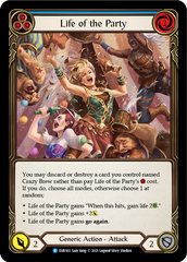 Life of the Party (Blue) [EVR163] (Everfest)  1st Edition Rainbow Foil | Card Citadel