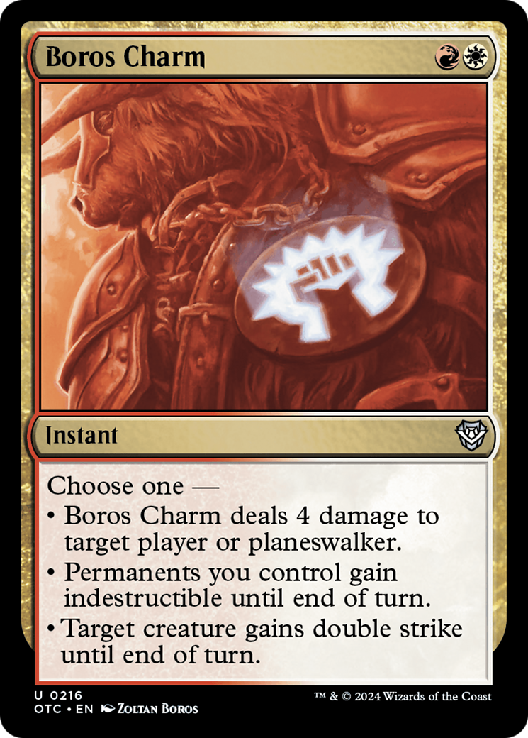 Boros Charm [Outlaws of Thunder Junction Commander] | Card Citadel