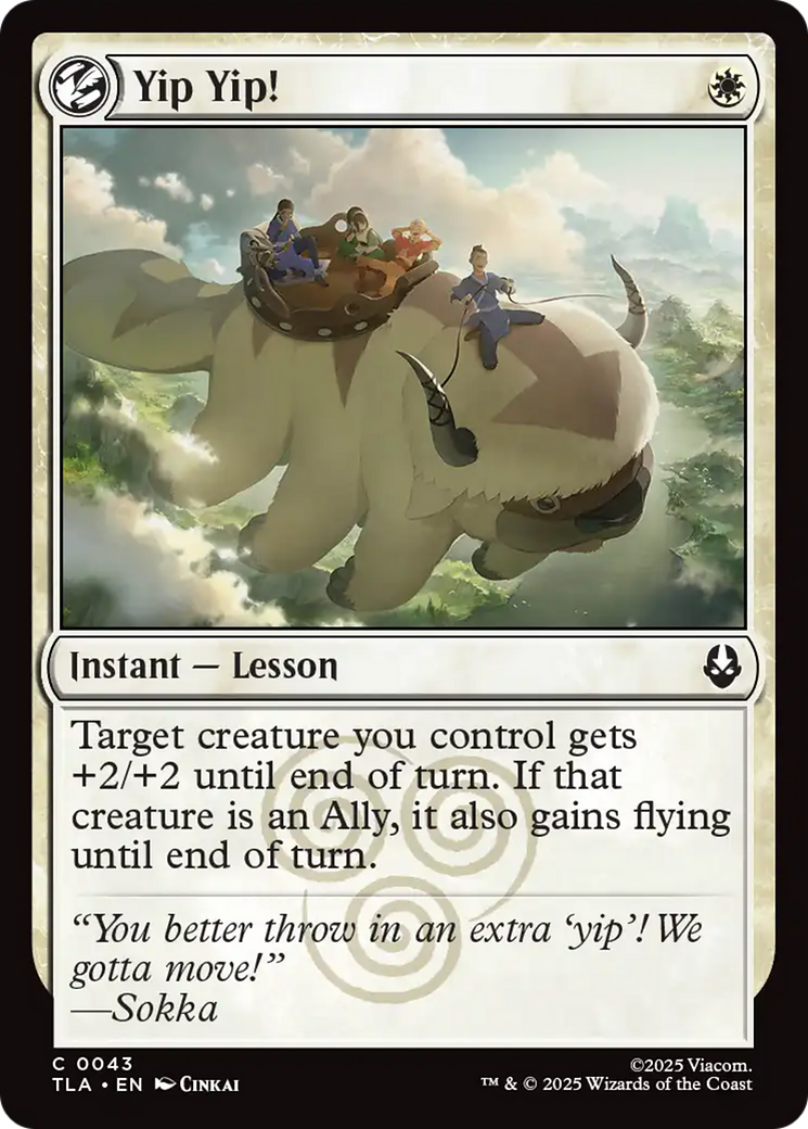 Yip Yip! [Avatar: The Last Airbender] | Card Citadel