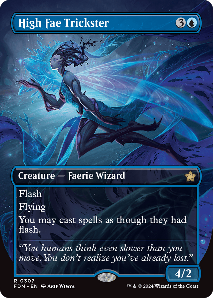 High Fae Trickster (Borderless) [Foundations] | Card Citadel