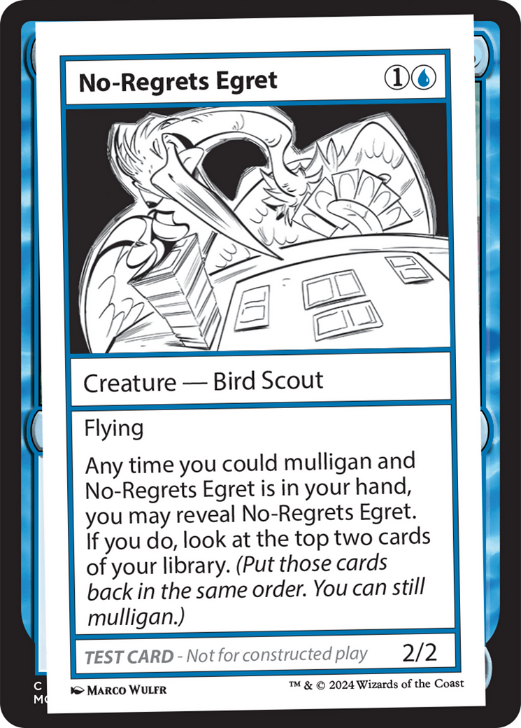 No-Regrets Egret [Mystery Booster 2 Playtest Cards] | Card Citadel